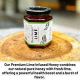 Load image into Gallery viewer, Premium Lime-Infused Raw Honey 100% Natural Ingredient (Comes with Luxury Gift Box)