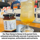 Load image into Gallery viewer, Premium Ginger-Infused Raw Honey 100% Natural Ingredient (Comes with Luxury Gift Box)